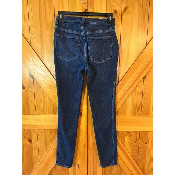 Madewell Womens High Rise Skinny Jeans Dark Wash Size 25 (5311) - Picture 4 of 8